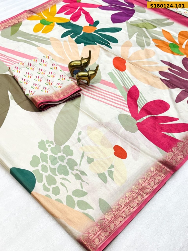 Fancy Tussar Silk Saree