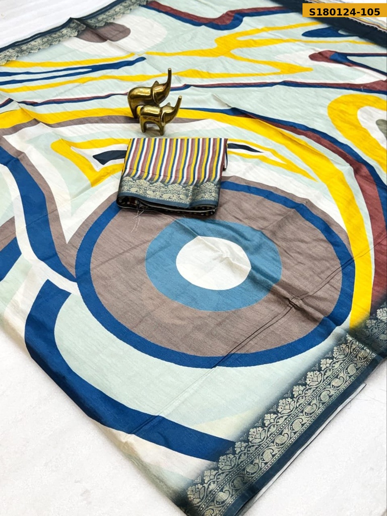 Fancy Tussar Silk Saree