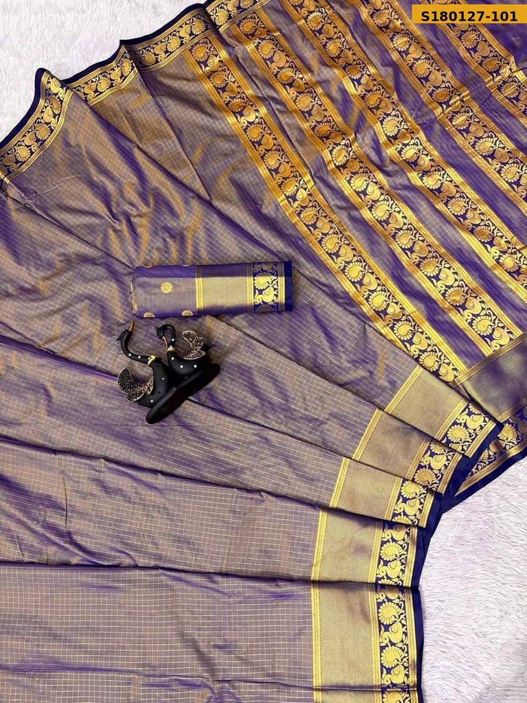 [S180127-101] Fancy Banarasi Tissue Saree (S180127-101)