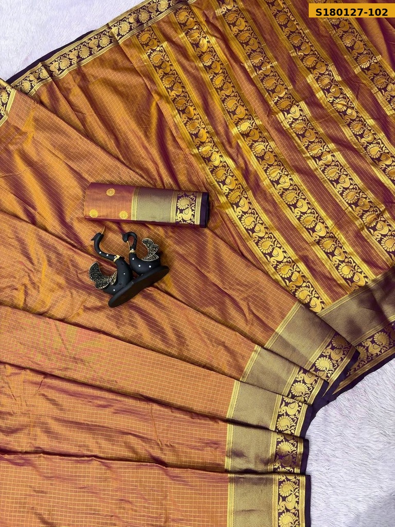 Fancy Banarasi Tissue Saree