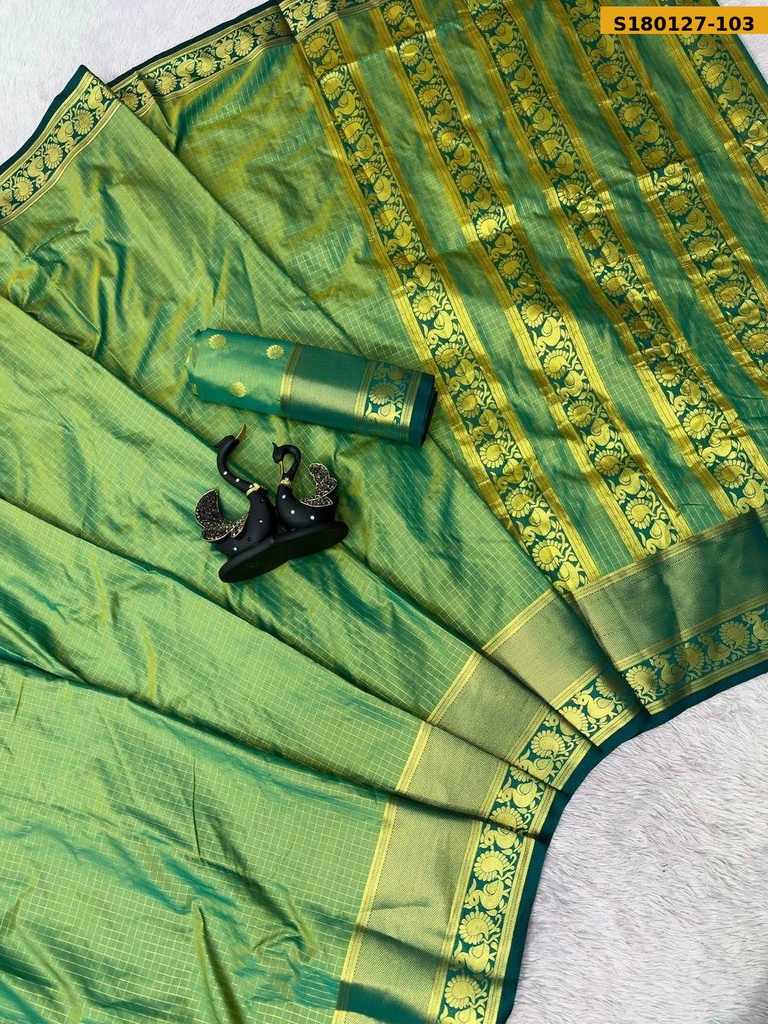 Fancy Banarasi Tissue Saree