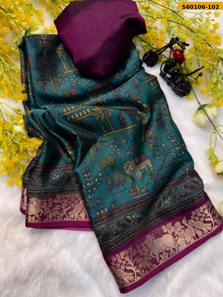 Fancy Dola silk saree