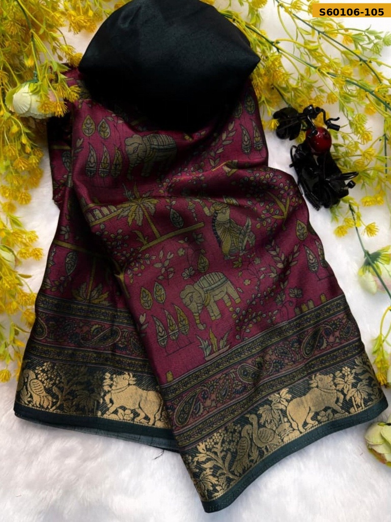 Fancy Dola silk saree