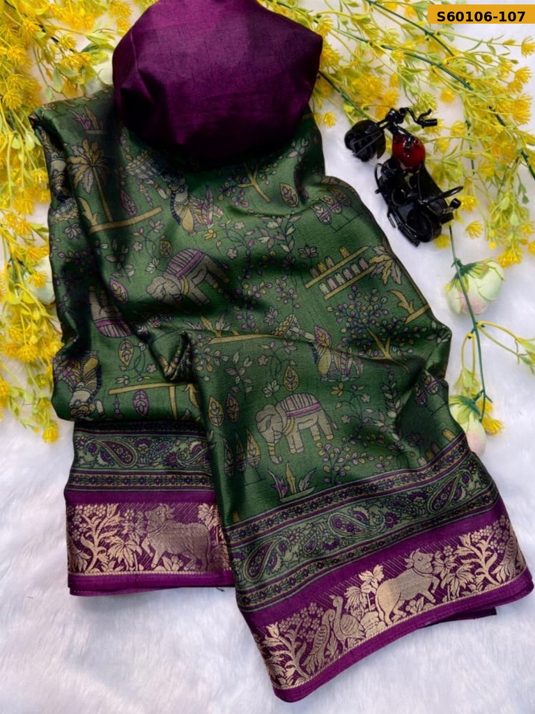 Fancy Dola silk saree