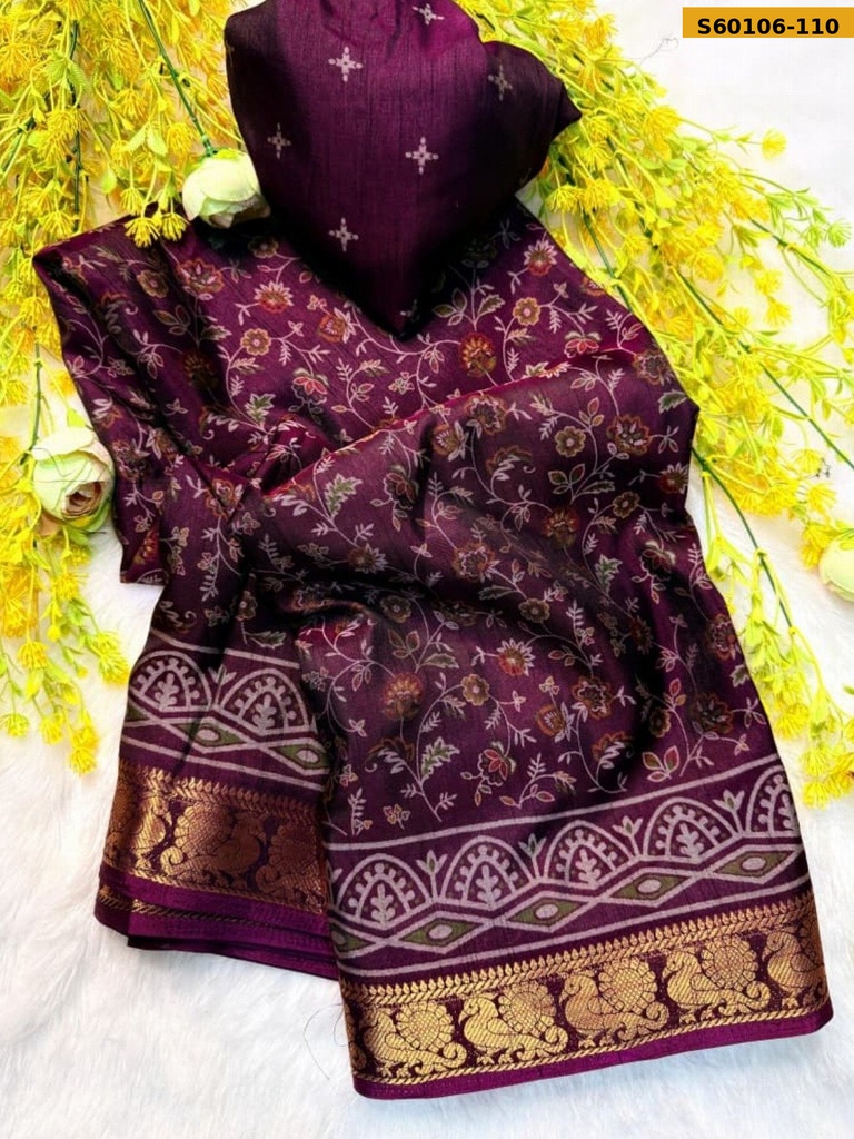 Fancy Dola silk saree