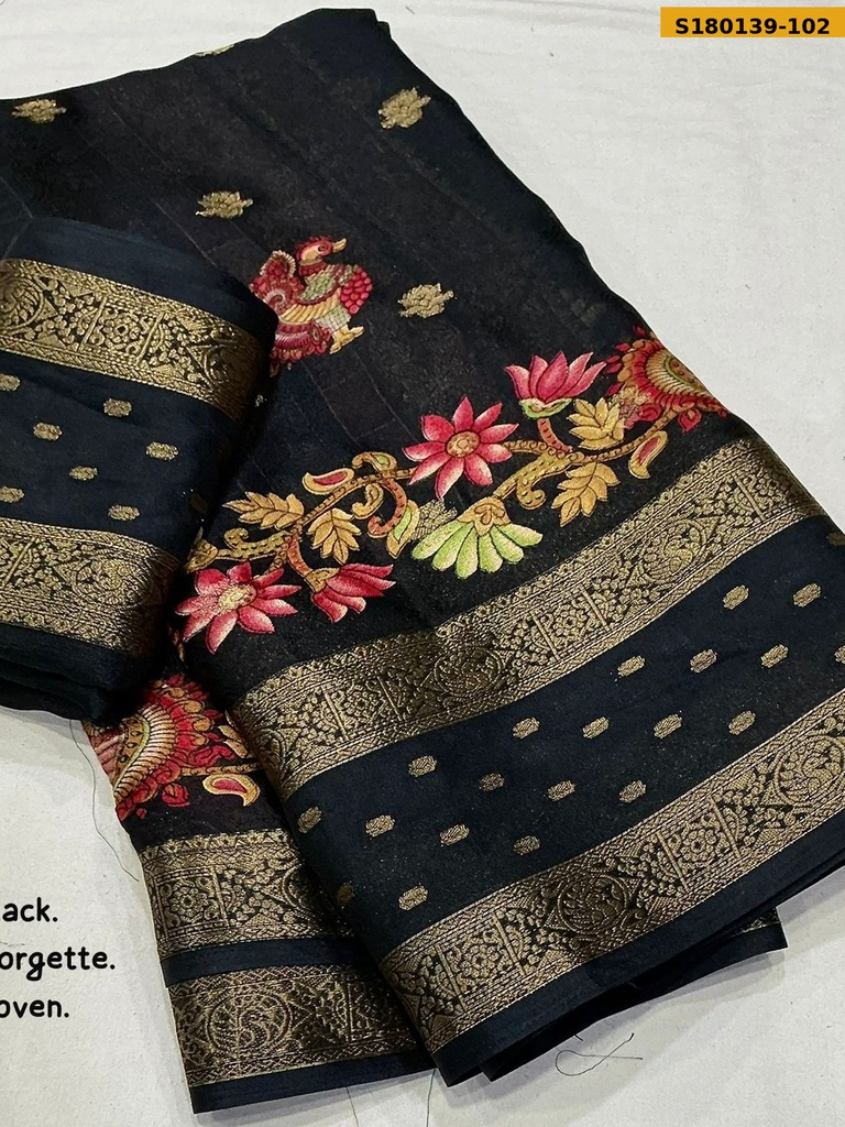 Fancy Bubble Georgette Saree