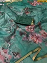 Fancy Soft Organza Floral Digital Printed Saree