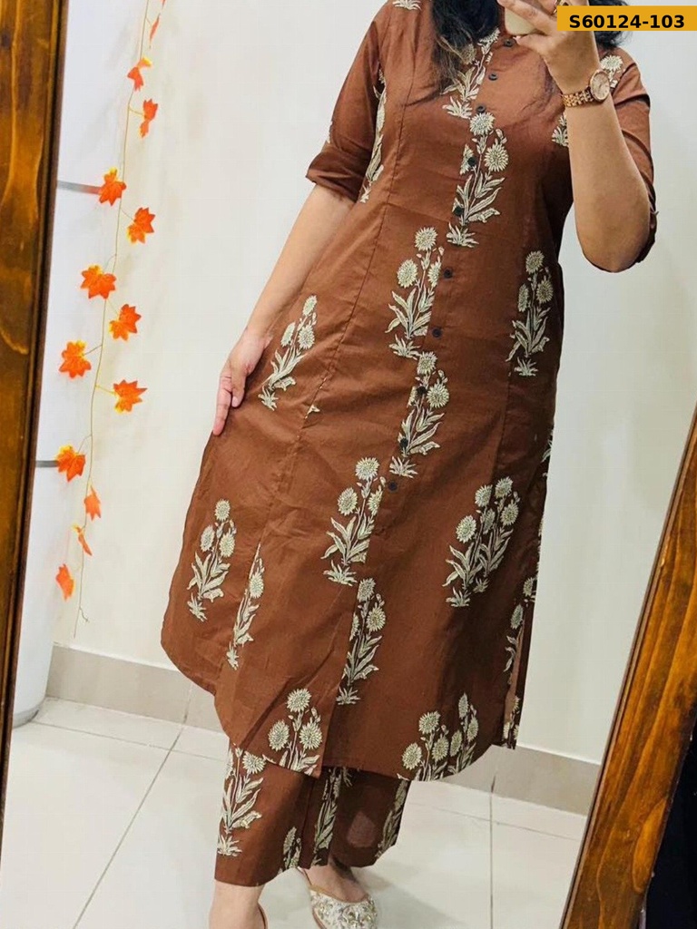 Fancy Blended rayon cotton Coord set