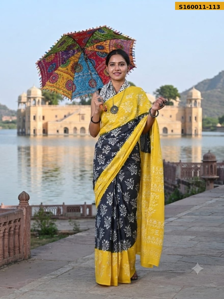 Fancy  Mulmul Cotton Sarees