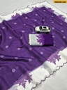 Fancy Linen Digital Printed Saree