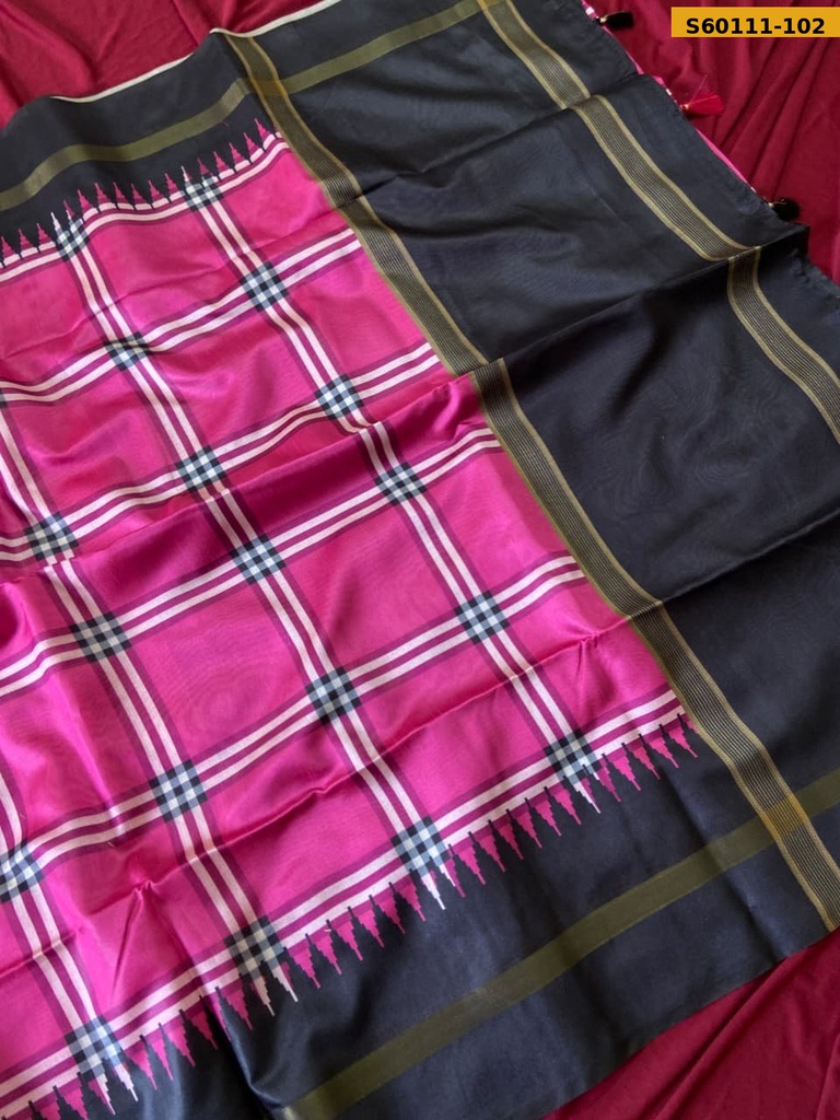 Fancy Soft Tussar Silk Saree
