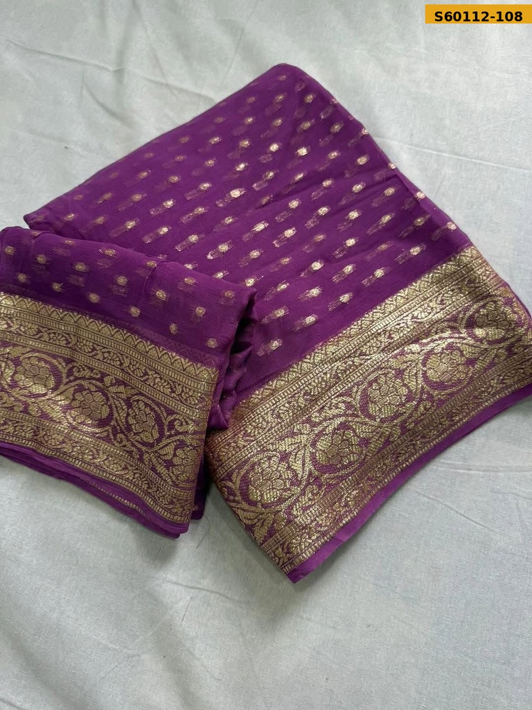 Fancy Viscose Georgette Saree