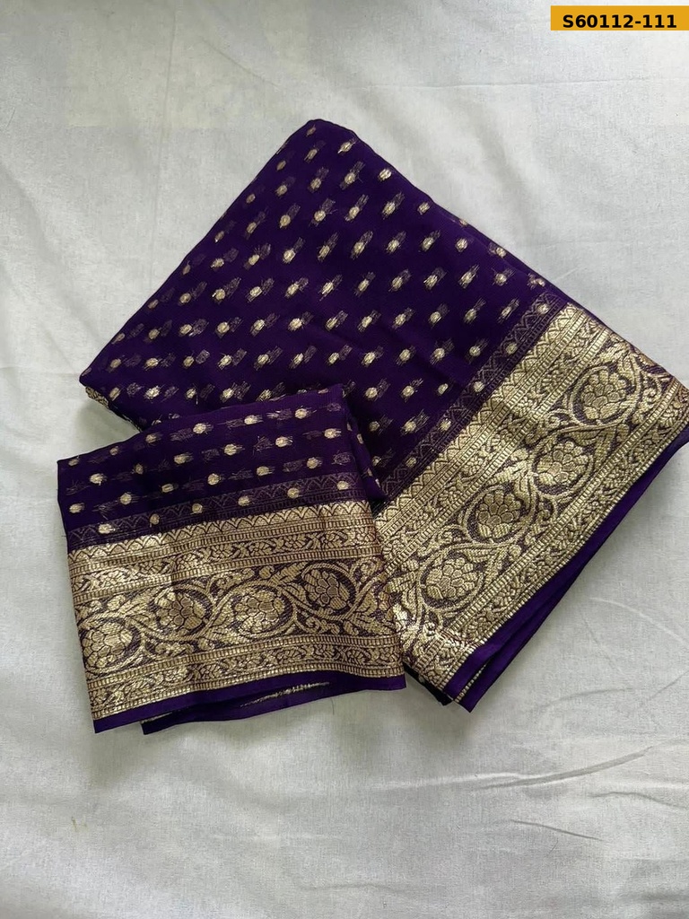 Fancy Viscose Georgette Saree