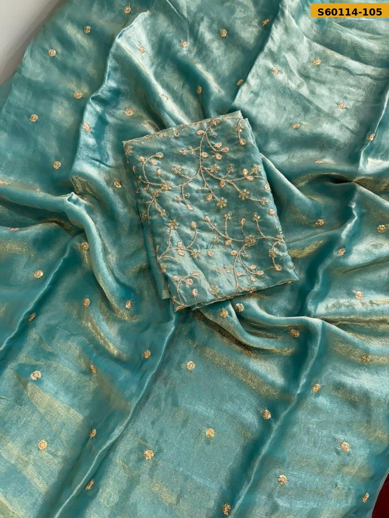 Fancy Space Satin Saree