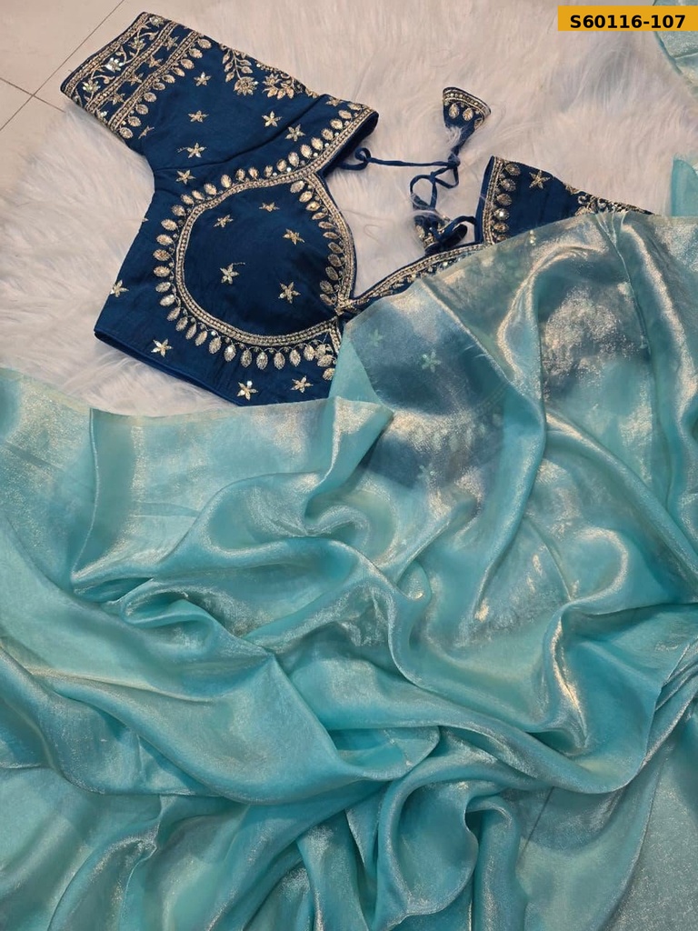 Fancy Space Satin Saree