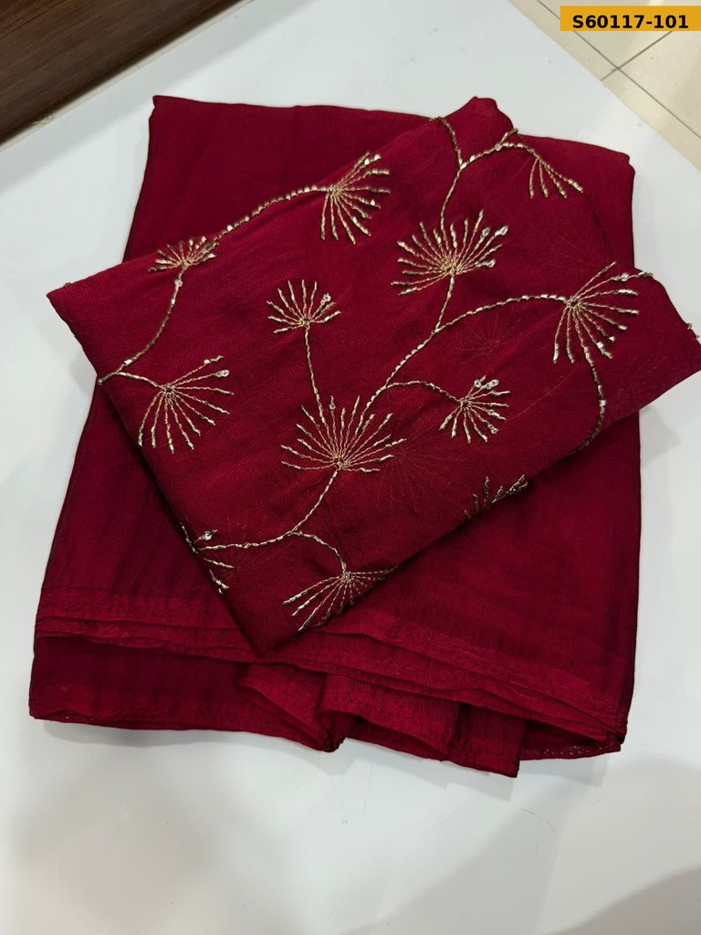 Fancy Rangoli Crush Saree
