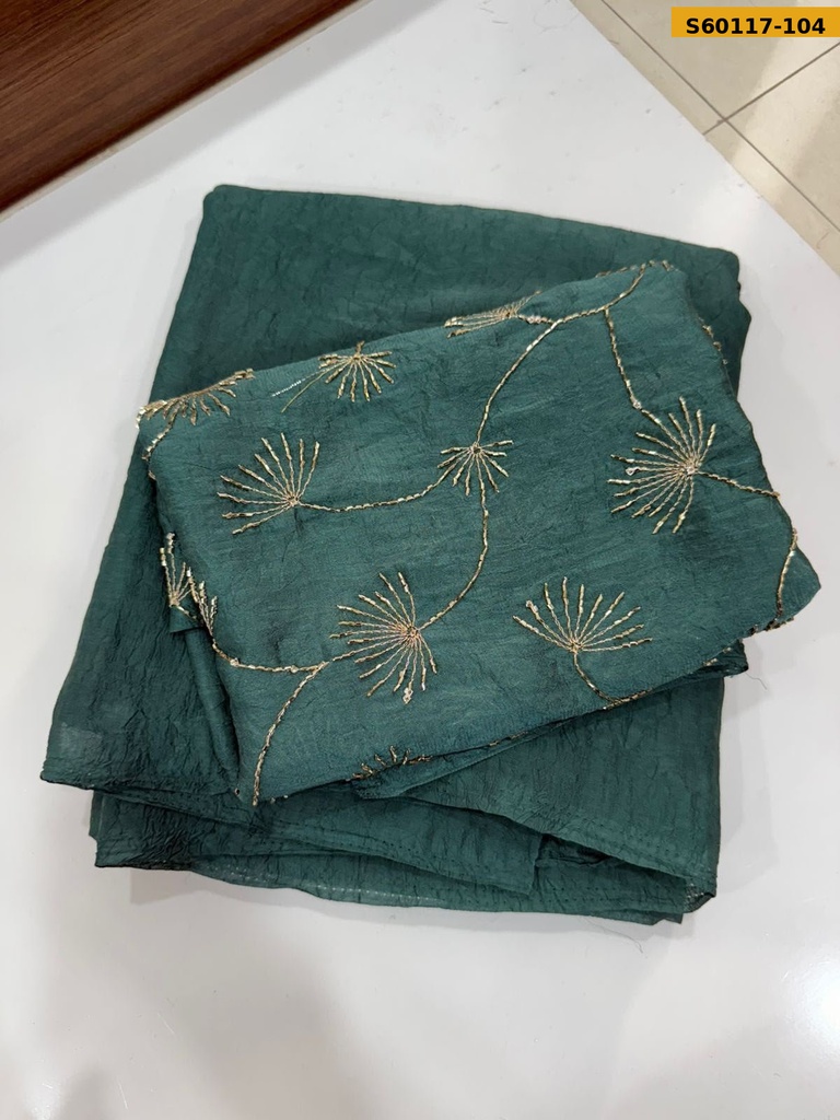 Fancy Rangoli Crush Saree