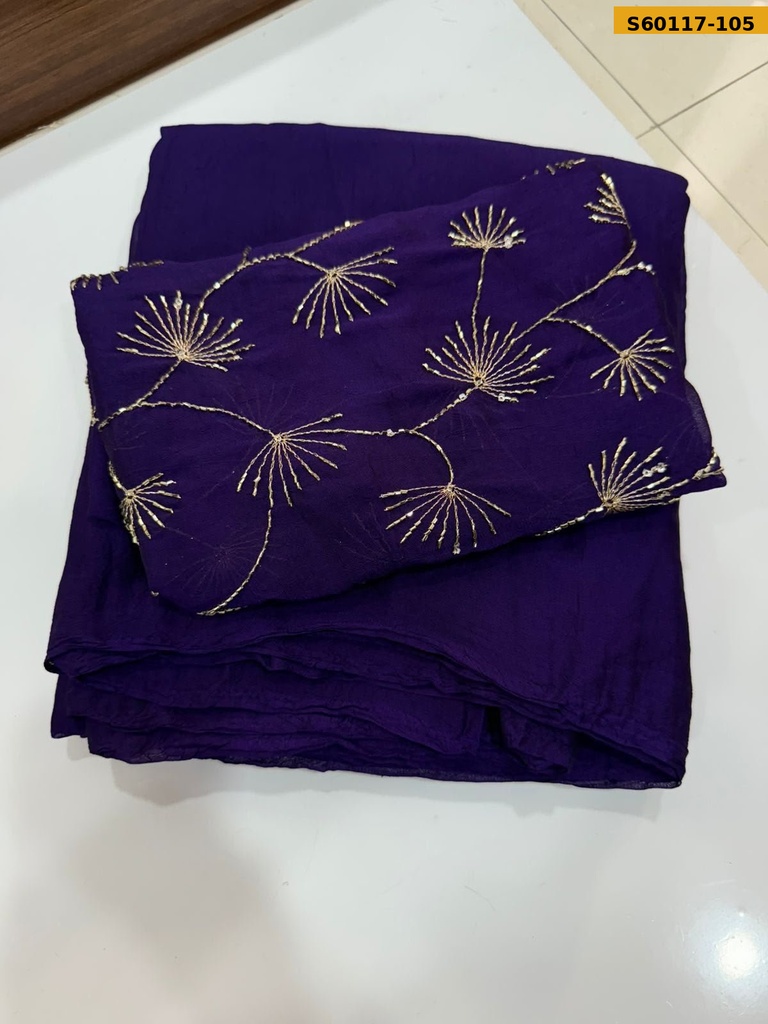 Fancy Rangoli Crush Saree