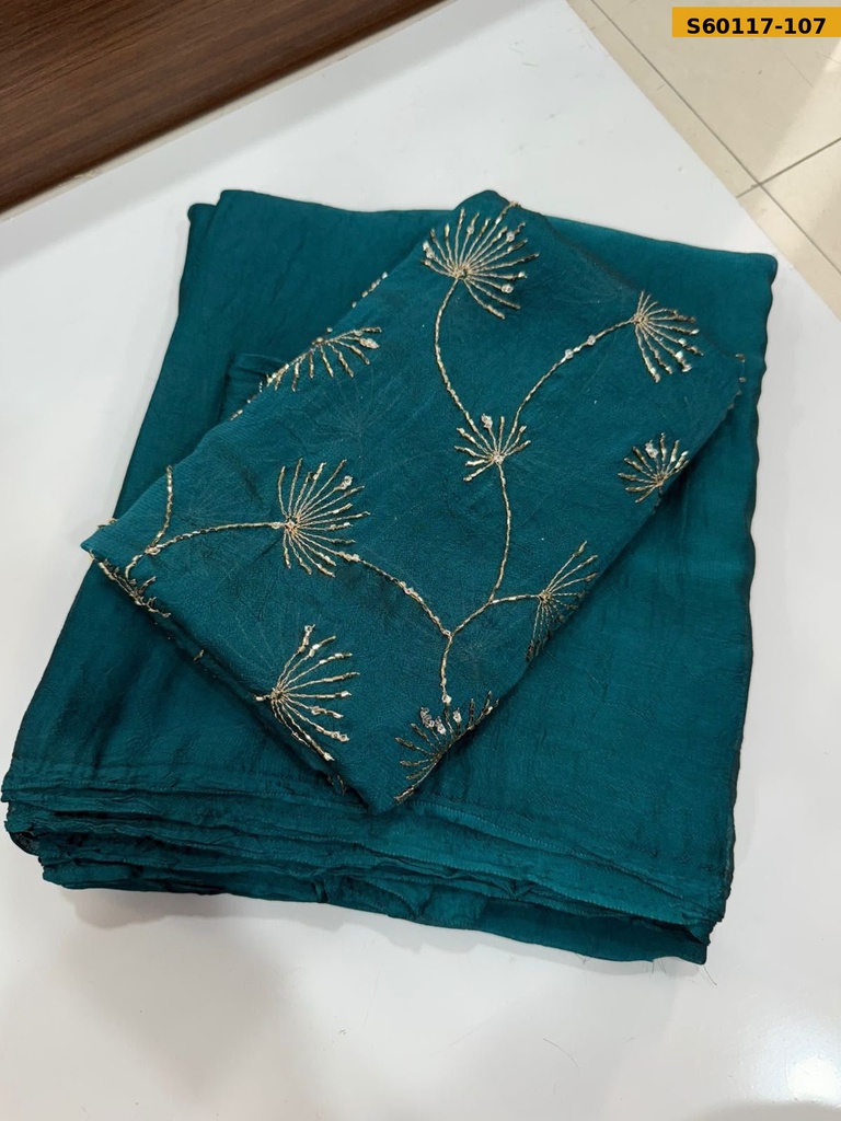 Fancy Rangoli Crush Saree