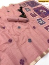 Fancy Muga Cotton Jamdhani Saree