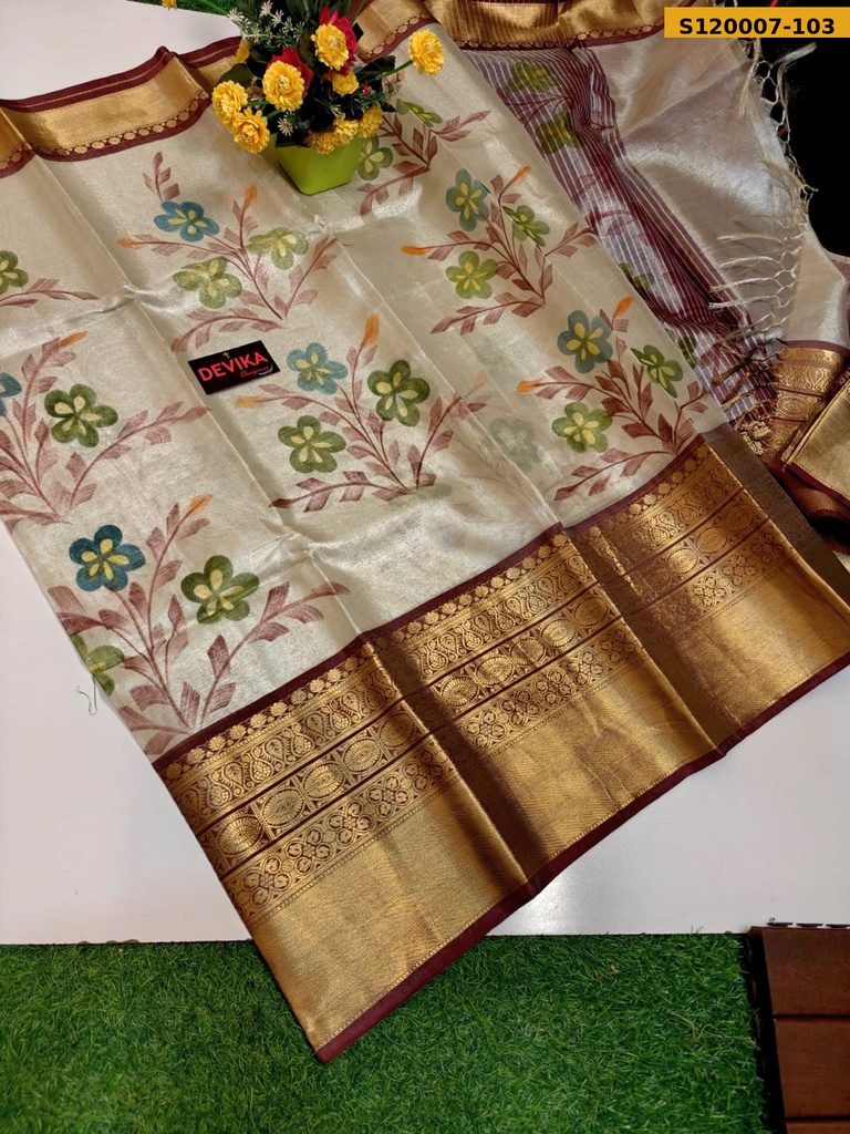 Banarasi Tissue Soft Silk Saree