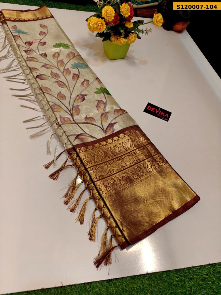 Banarasi Tissue Soft Silk Saree