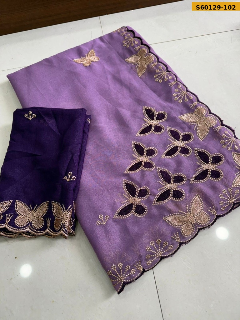Fancy Star Georgette Saree