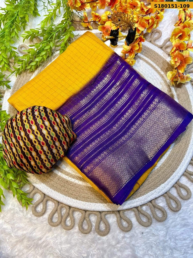 Fancy Mysore Silk Saree