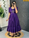 Fancy Blooming Vichitra Silk Maxi