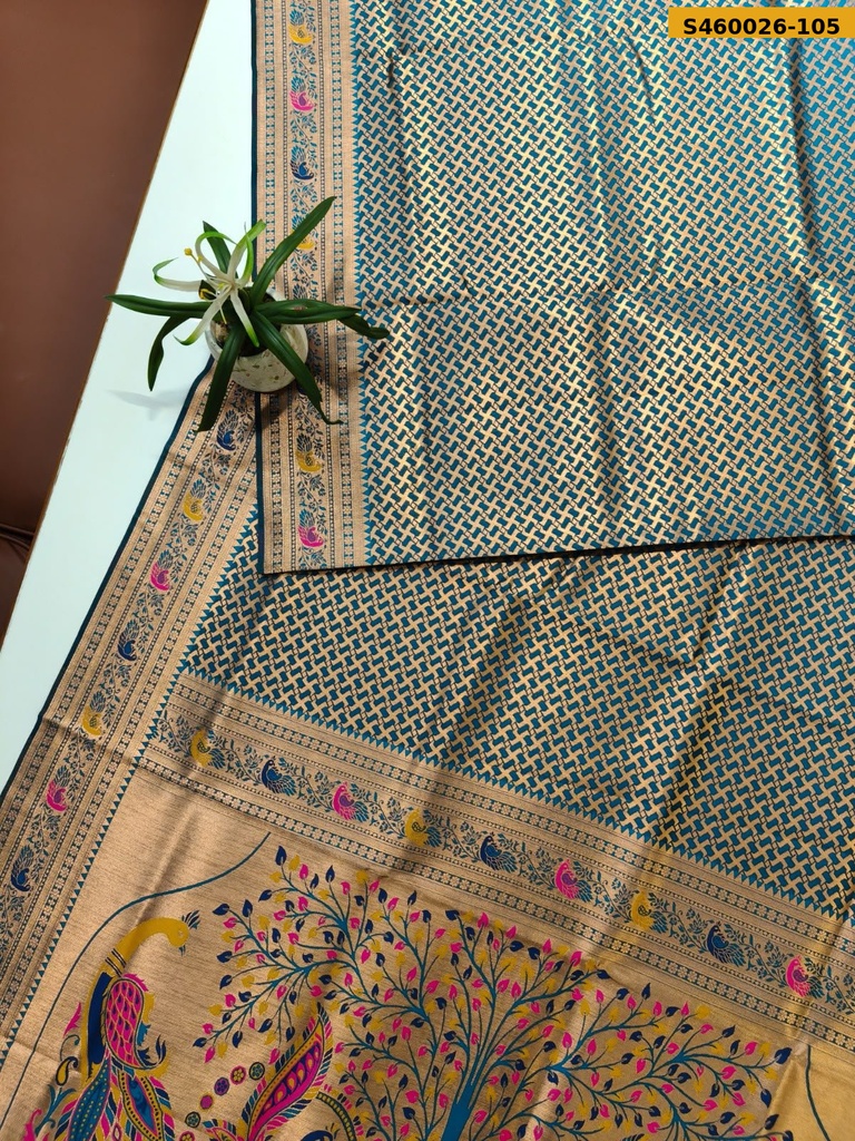 Fancy Soft Paithani Silk Saree