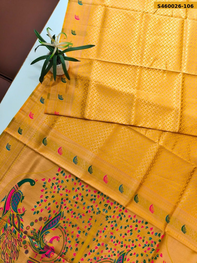 Fancy Soft Paithani Silk Saree