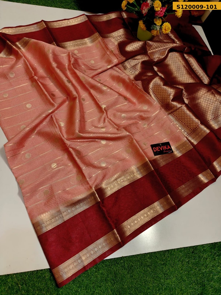 Banarasi Semi Georgette Soft Silk Saree