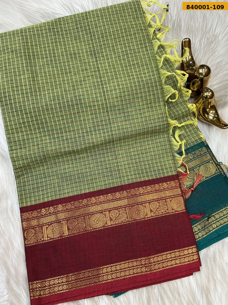 Kanchi Cotton Saree