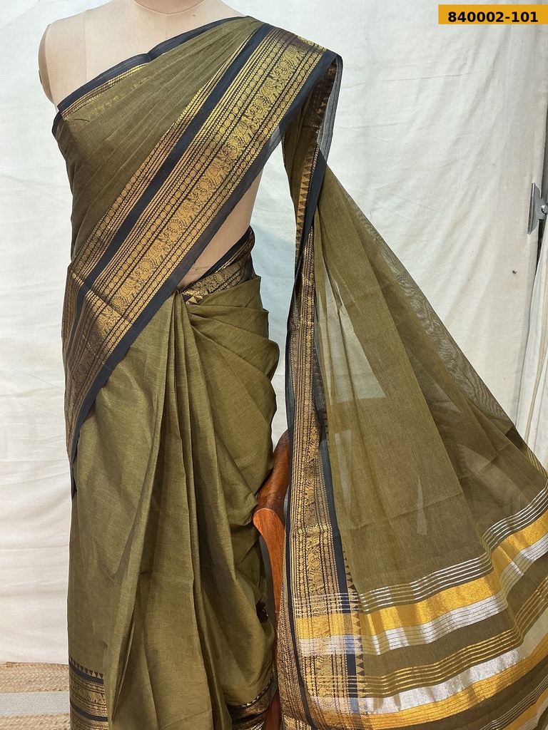 [840002-101] Kanchi Cotton Saree (840002-101)