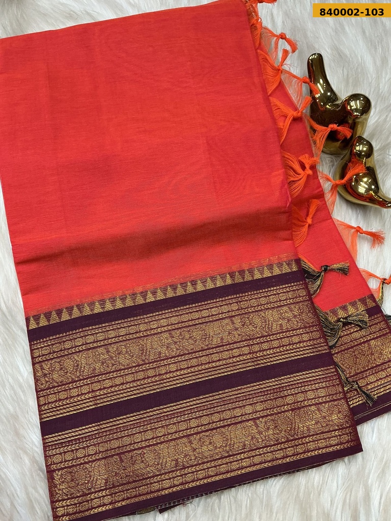 Kanchi Cotton Saree