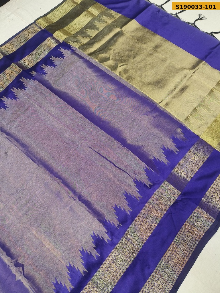 [S190033-101] Banarasi soft tissue silk sarees