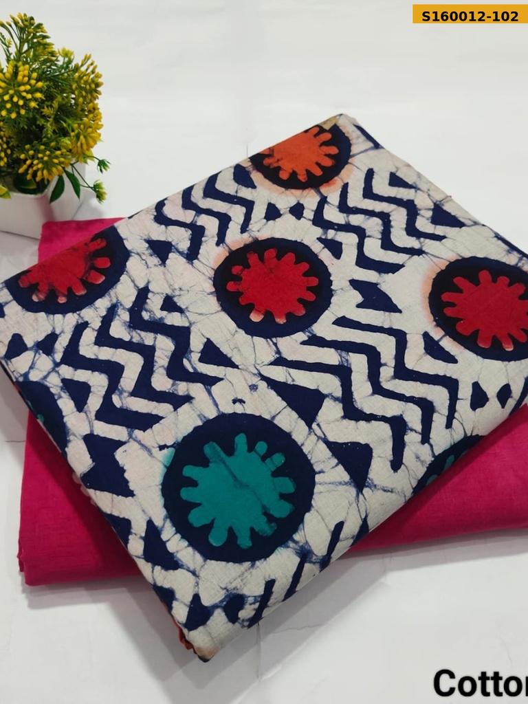 Hand Block Printed Cotton 2 Piece Set