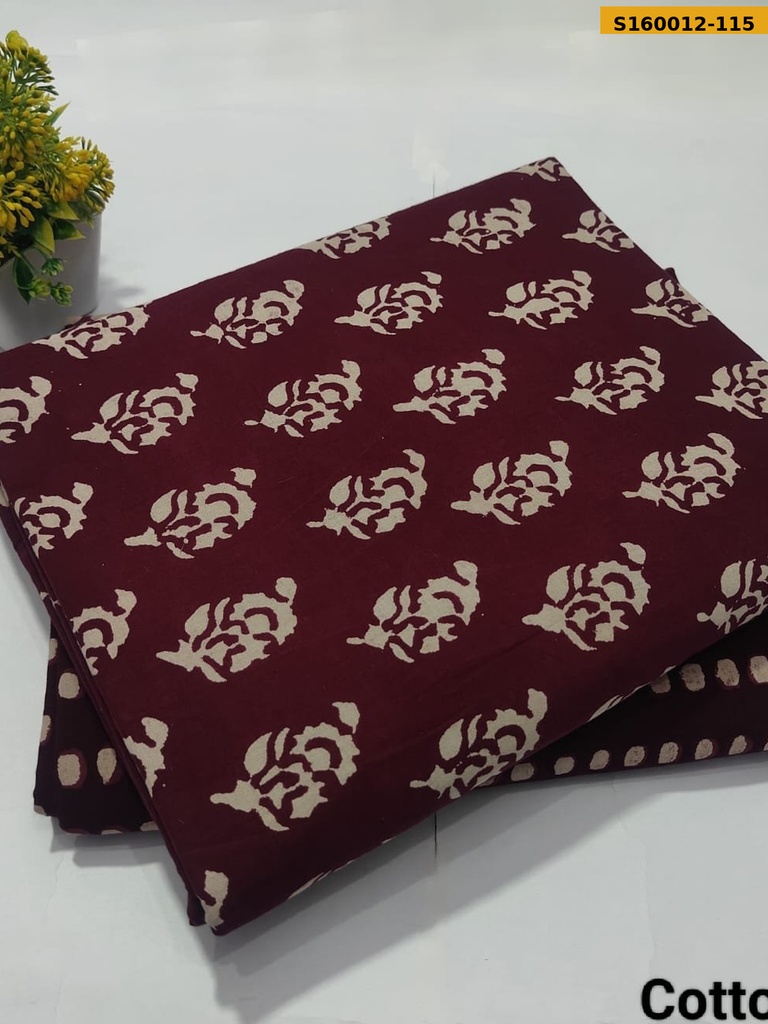Hand Block Printed Cotton 2 Piece Set