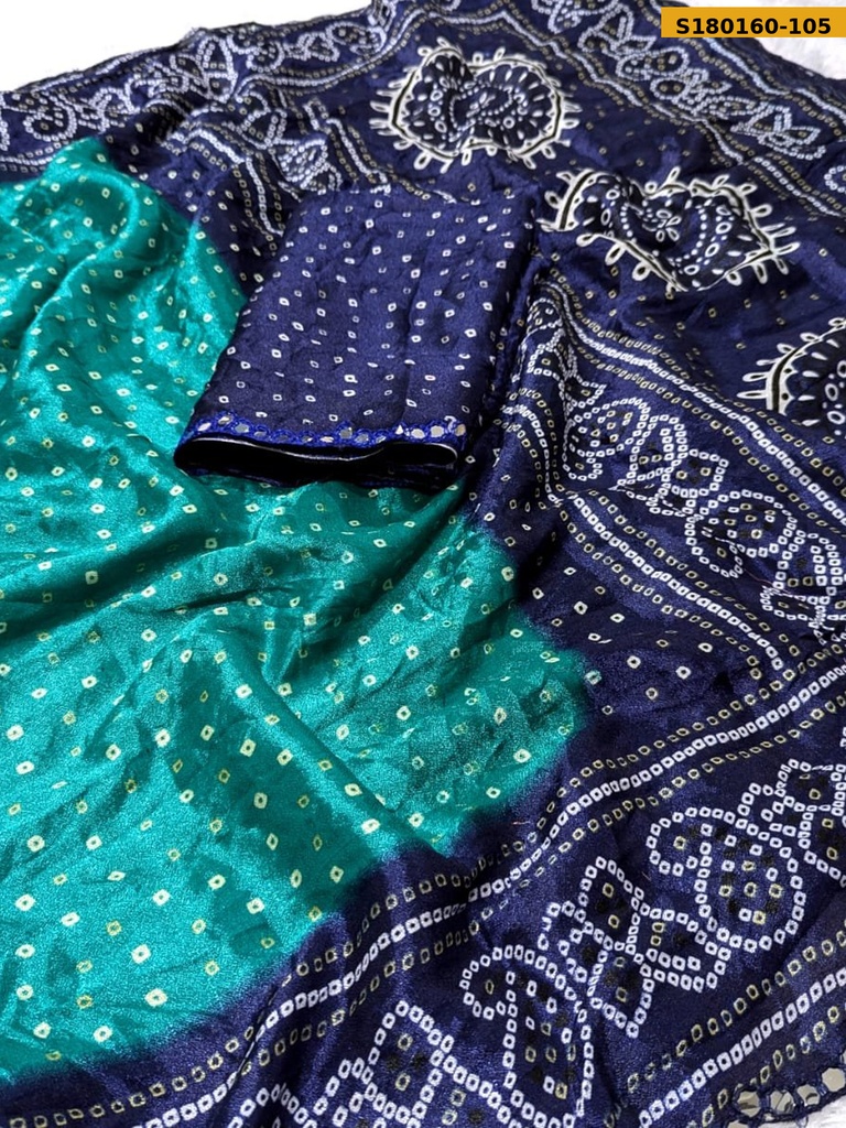 Fancy Moss Silk Saree
