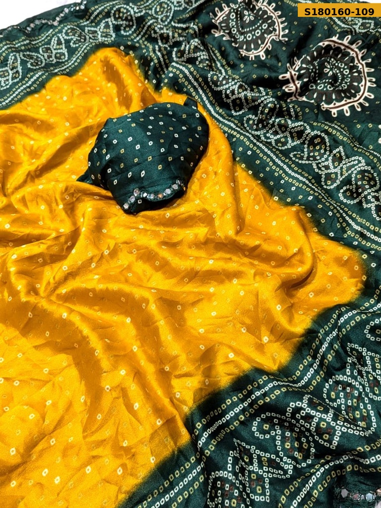Fancy Moss Silk Saree