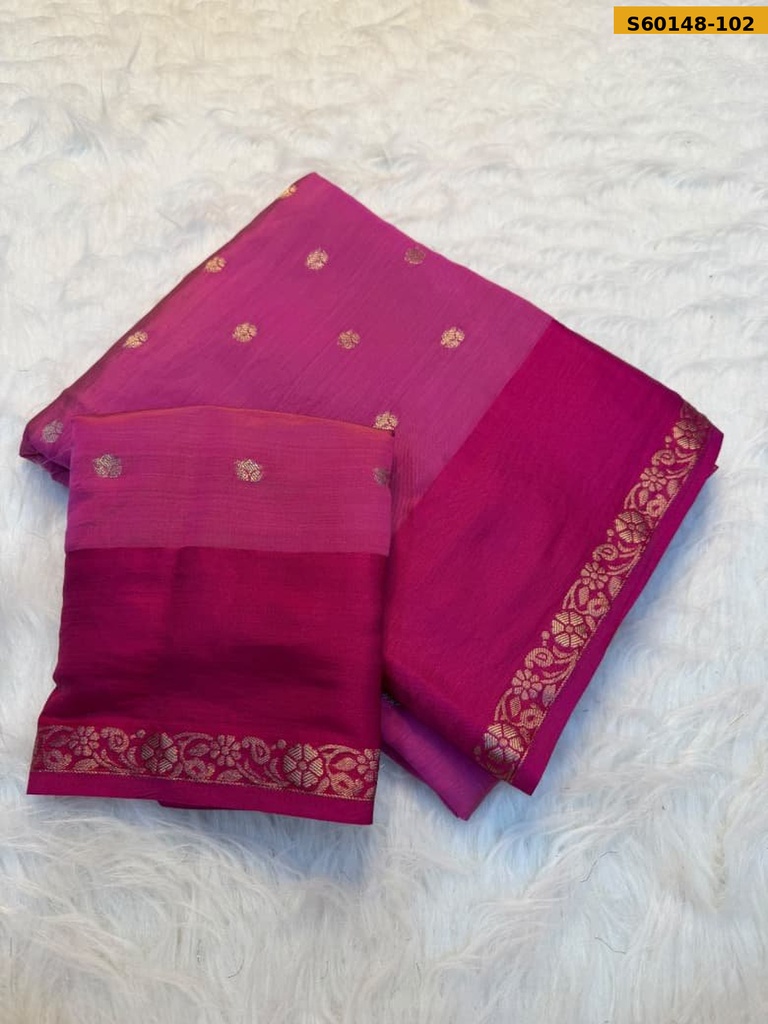 Fancy Soft Tussar Silk Saree