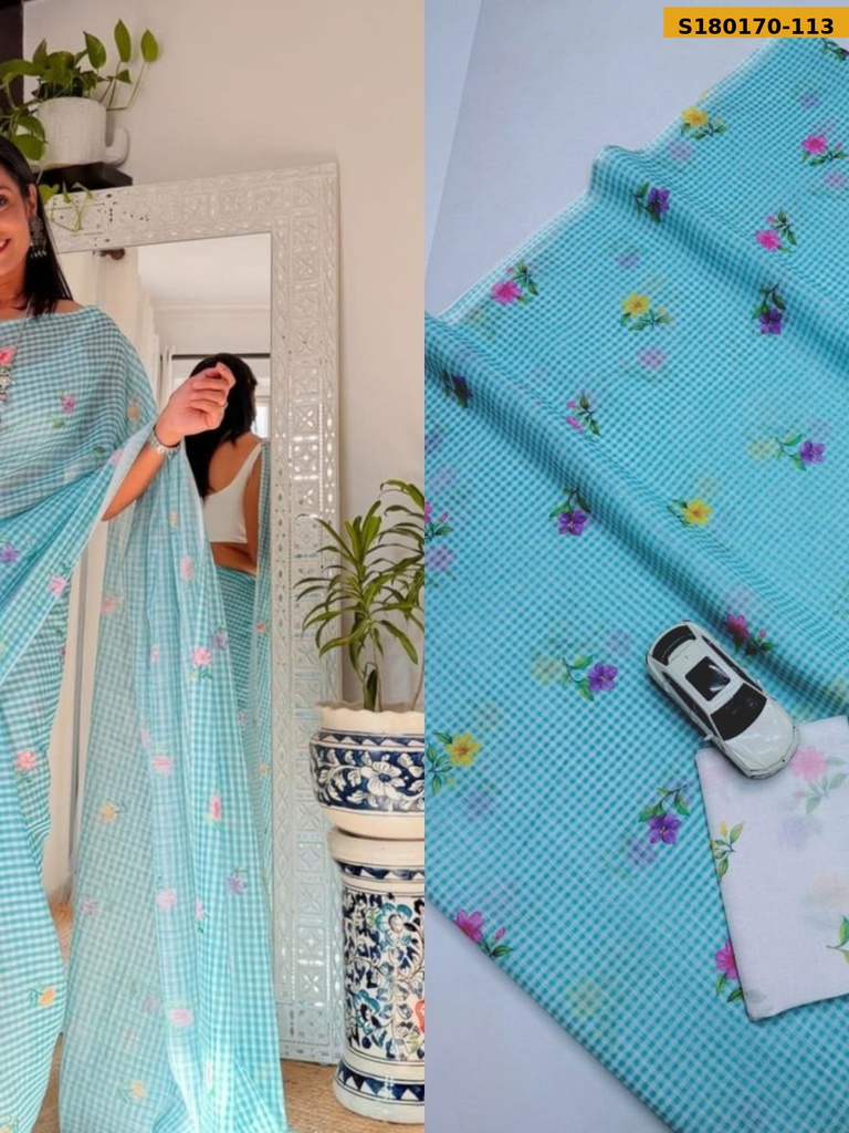 Fancy Soft Linen Sarees