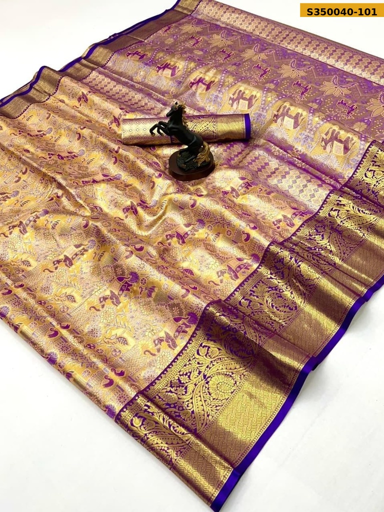 Fancy Kanjivaram Silk Saree