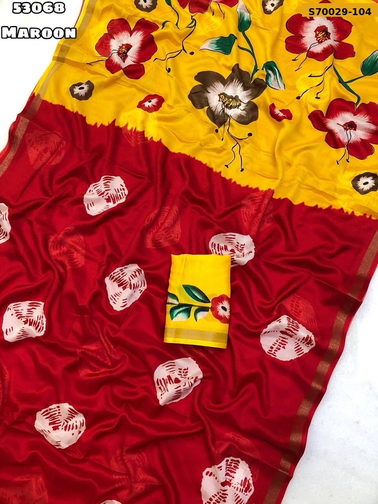 Fancy  Soft Mul Cotton Saree