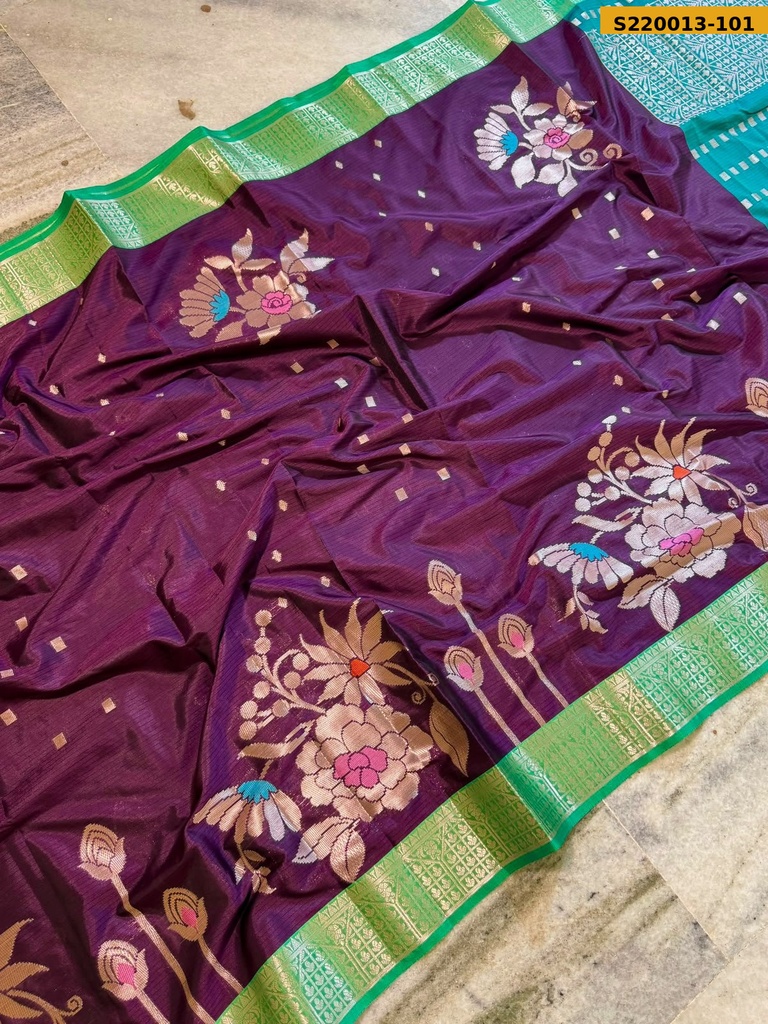 Banarasi Semi Katan Soft Silk Sarees