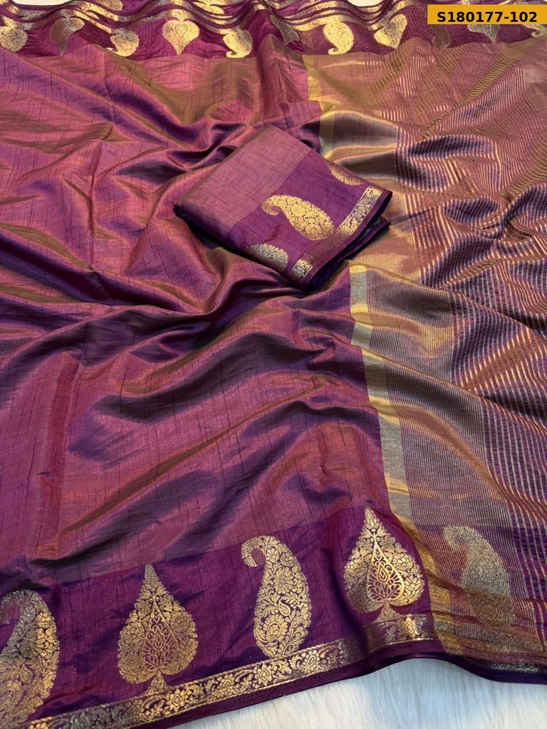 Fancy Soft Tussar Silk Saree