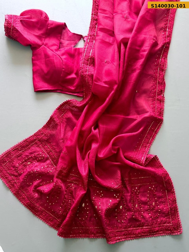 Kota Doriya Thread Work Saree