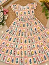 Fancy Mul Chanderi Muga Printed Maxi