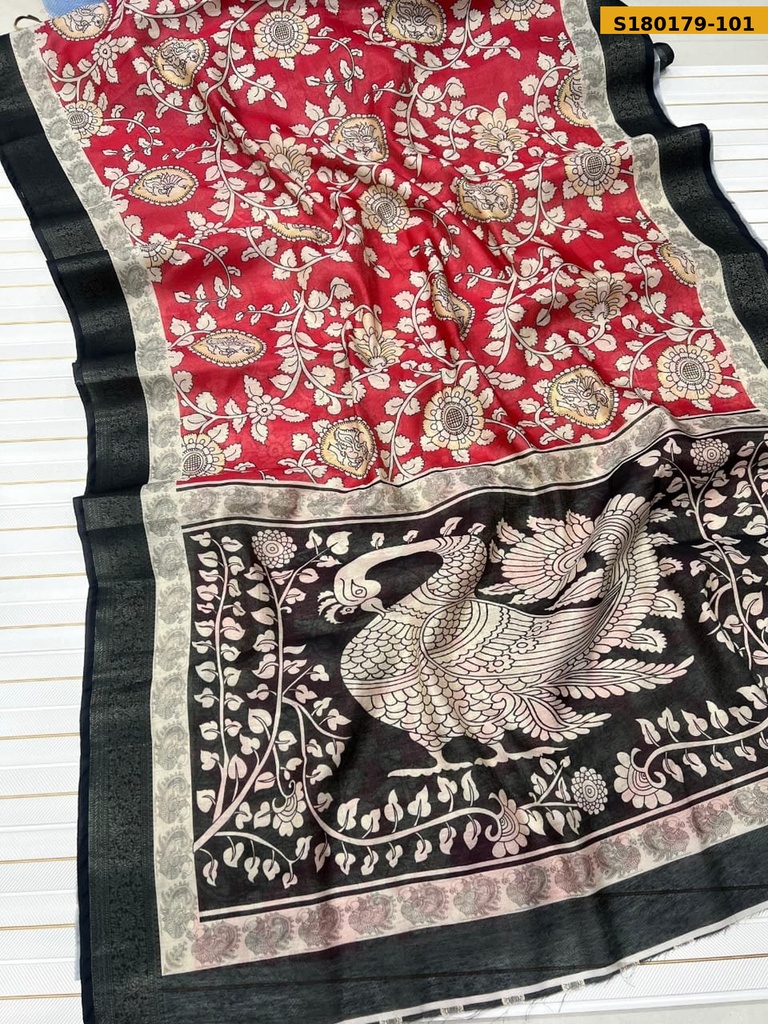 Fancy Tissue Erode Silk Saree