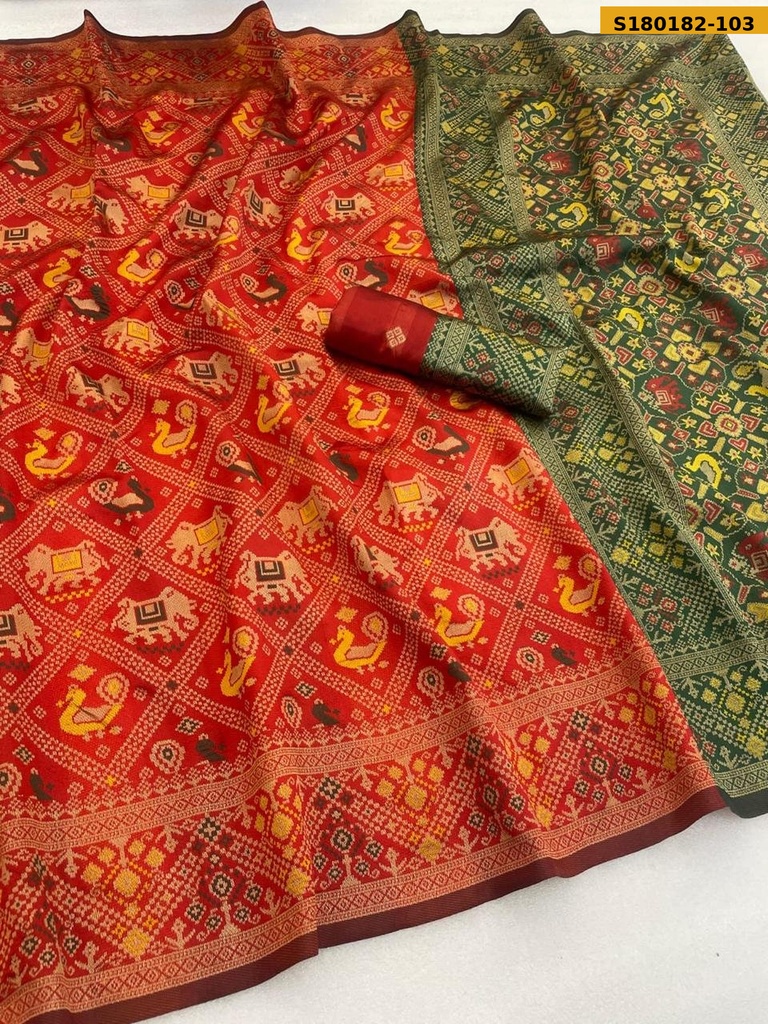 Fancy Patola Banarasi Silk Saree